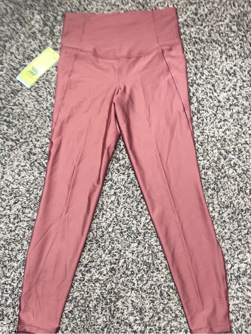 All In Motion Effortless Support Pocketed 7/8 Leggings Brown XS NWT
